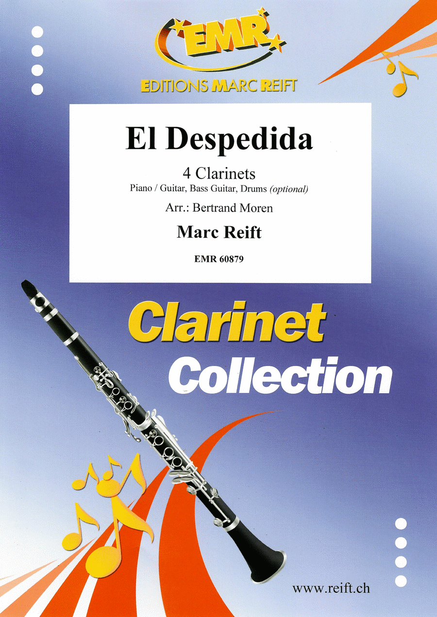 El Despedida Clarinet Quartet scores gallery preview page 1