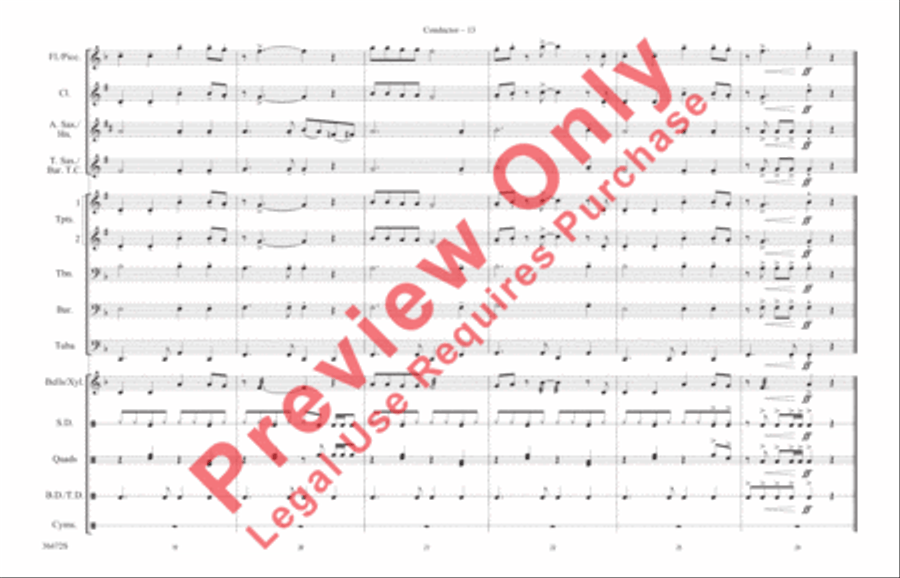 Cartoon Capers Cartoon Capers Marching Band scores gallery preview page 14