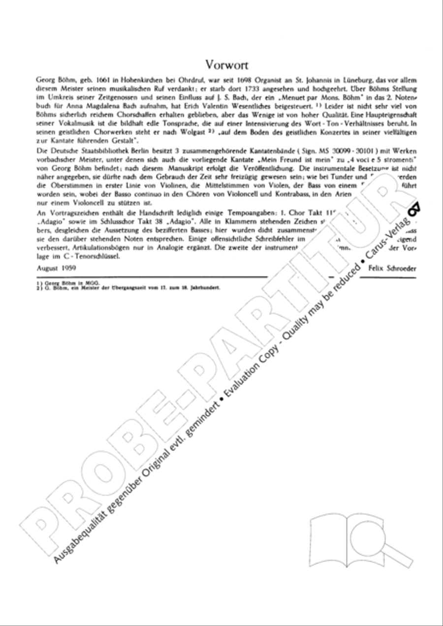 Mein Freund ist mein 4-Part scores gallery preview page 3