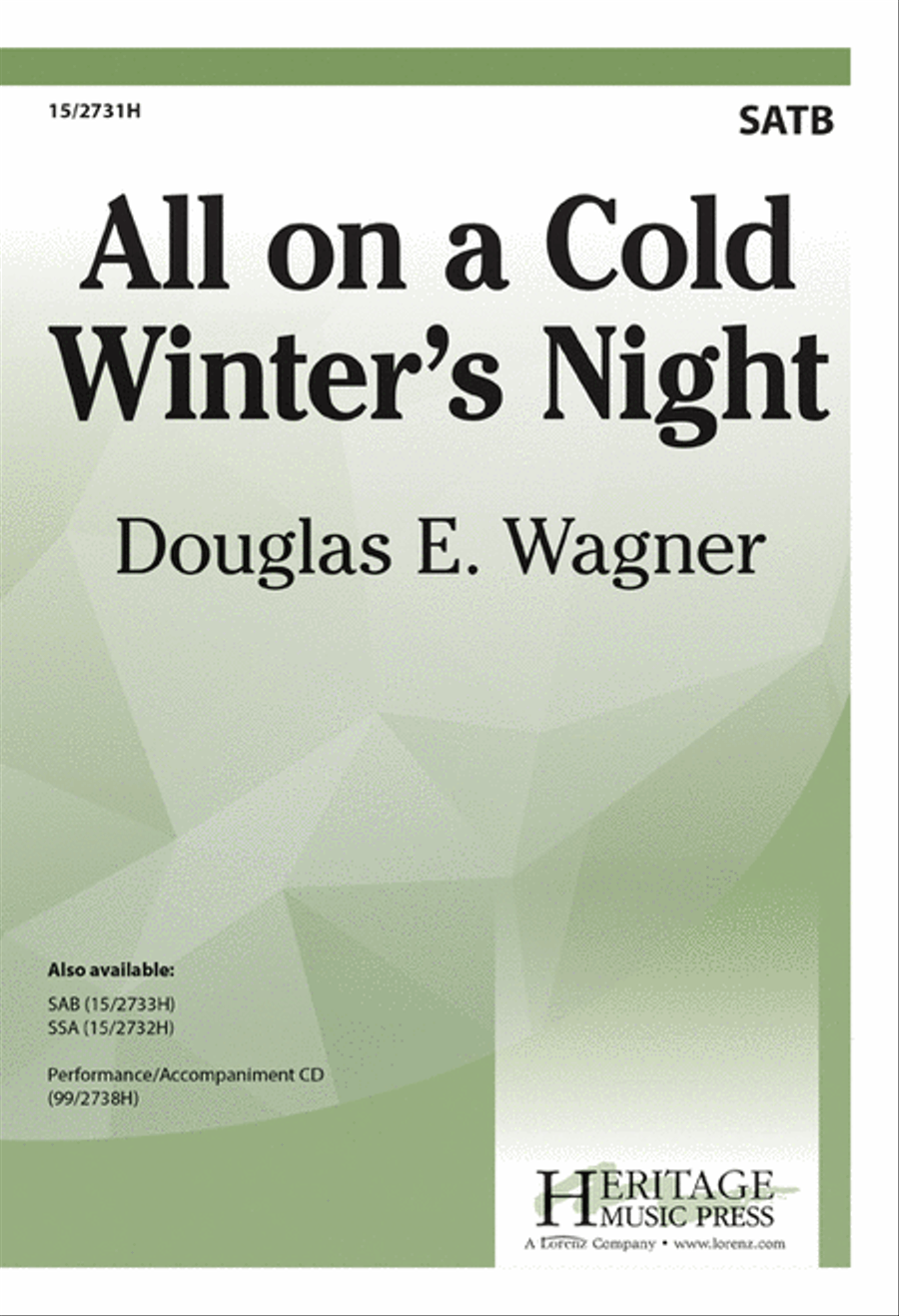 All on a Cold Winter's Night 4-Part scores gallery preview page 1