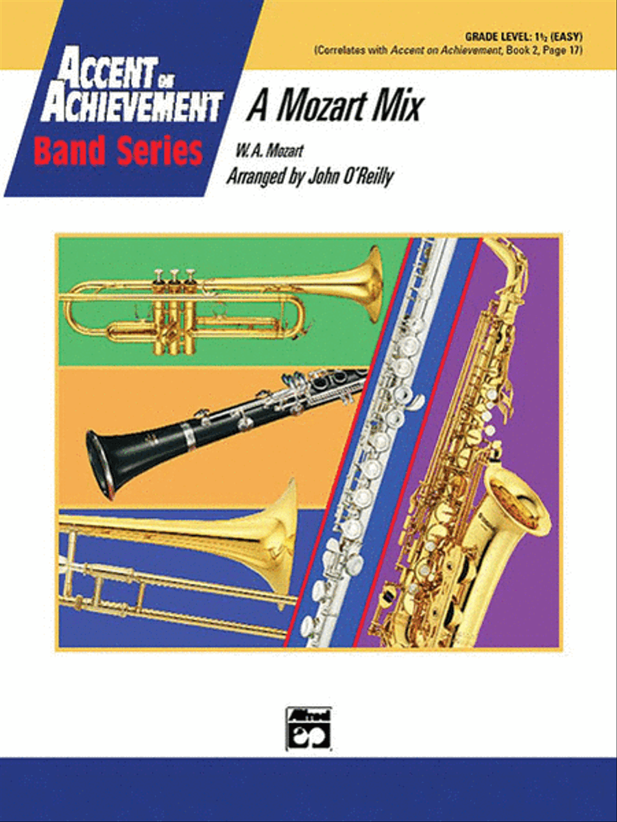 A Mozart Mix Concert Band scores gallery preview page 1