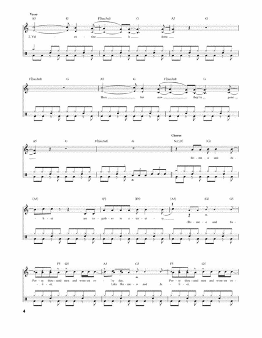 Don't Fear The Reaper Drum Set scores gallery preview page 4