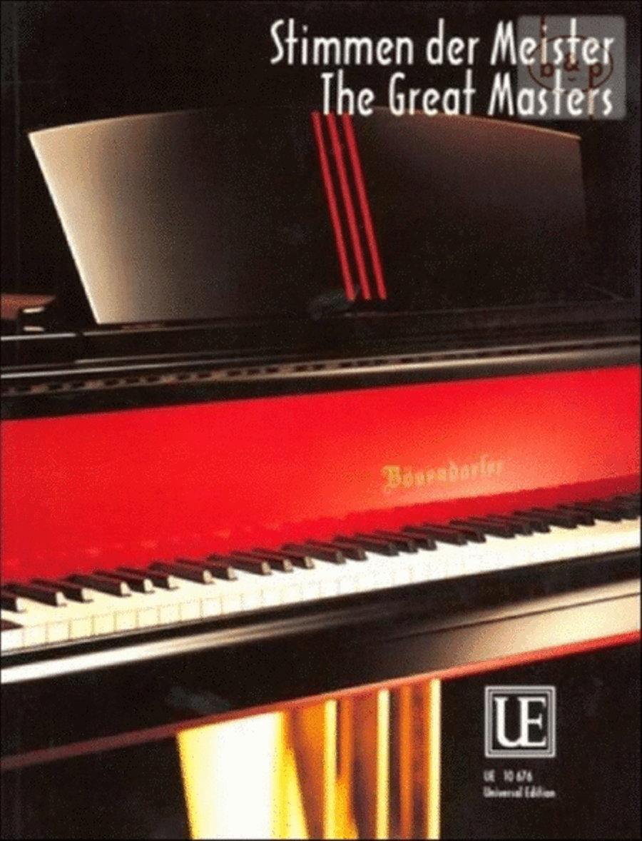 The Great Masters For Piano Ed Sauer Piano Solo scores gallery preview page 1