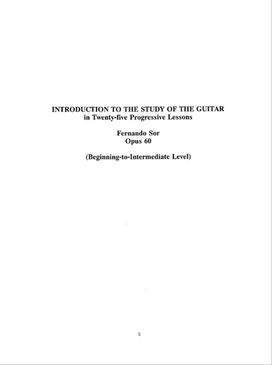 Complete Sor Studies for Classic Guitar Acoustic Guitar scores gallery preview page 6