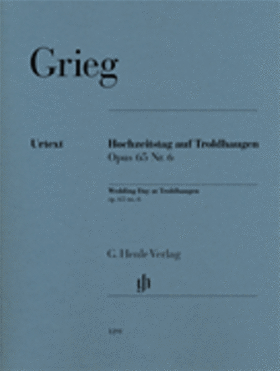 Wedding Day at Troldhaugen, Op. 65 No. 6 Piano Solo scores gallery preview page 1