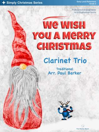 Book cover for We Wish You A Merry Christmas (Clarinet Trio)