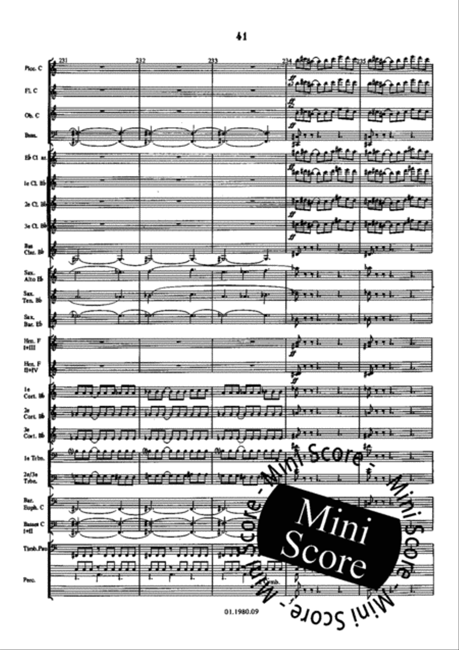 Dynamic Ouverture Concert Band scores gallery preview page 45