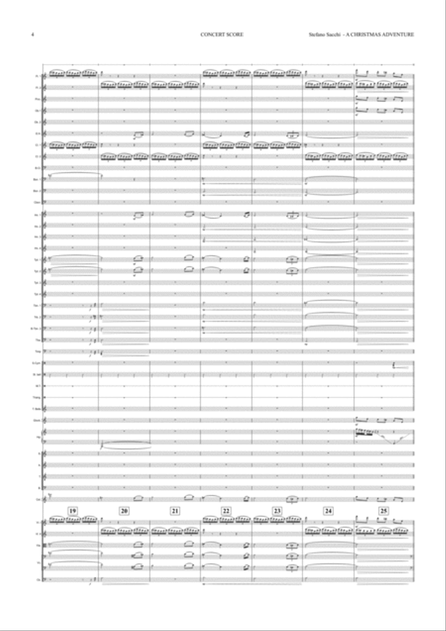 A Christmas Adventure Full Orchestra scores gallery preview page 5