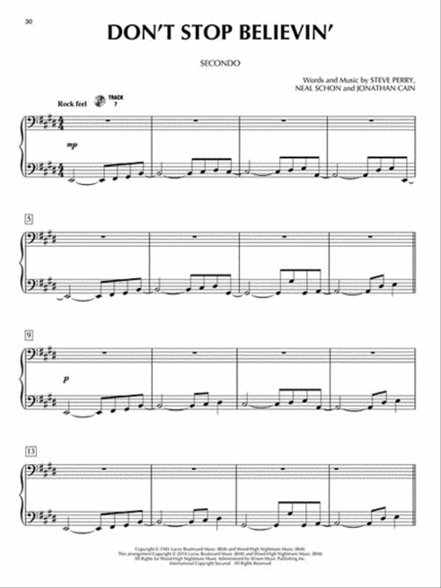 Glee Glee 1 Piano, 4-Hands scores gallery preview page 5