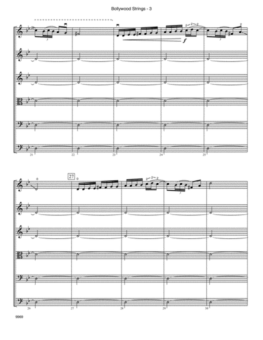 Bollywood Strings (Senior Edition) - Full Score