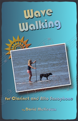 Book cover for Wave-Walking, for Clarinet and Alto Saxophone Duet