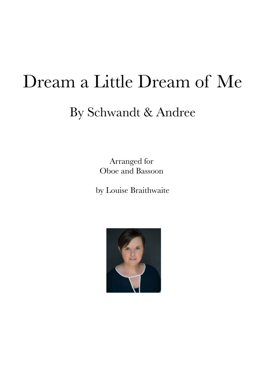 Dream A Little Dream Of Me Woodwind Ensemble scores gallery preview page 1
