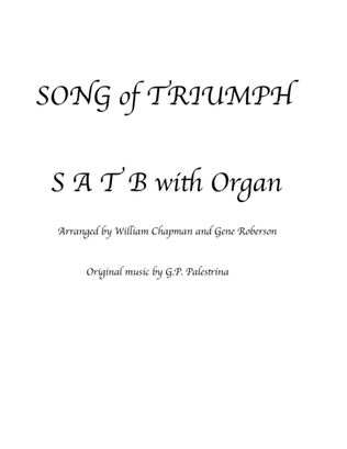 Book cover for Song of Triumph SATB Choir Palestrina
