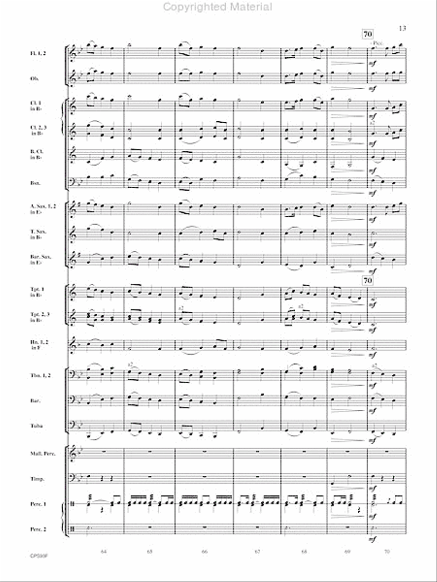 Fantasy on Early American Tunes Fantasy on Early American Tunes Concert Band scores gallery preview page 14