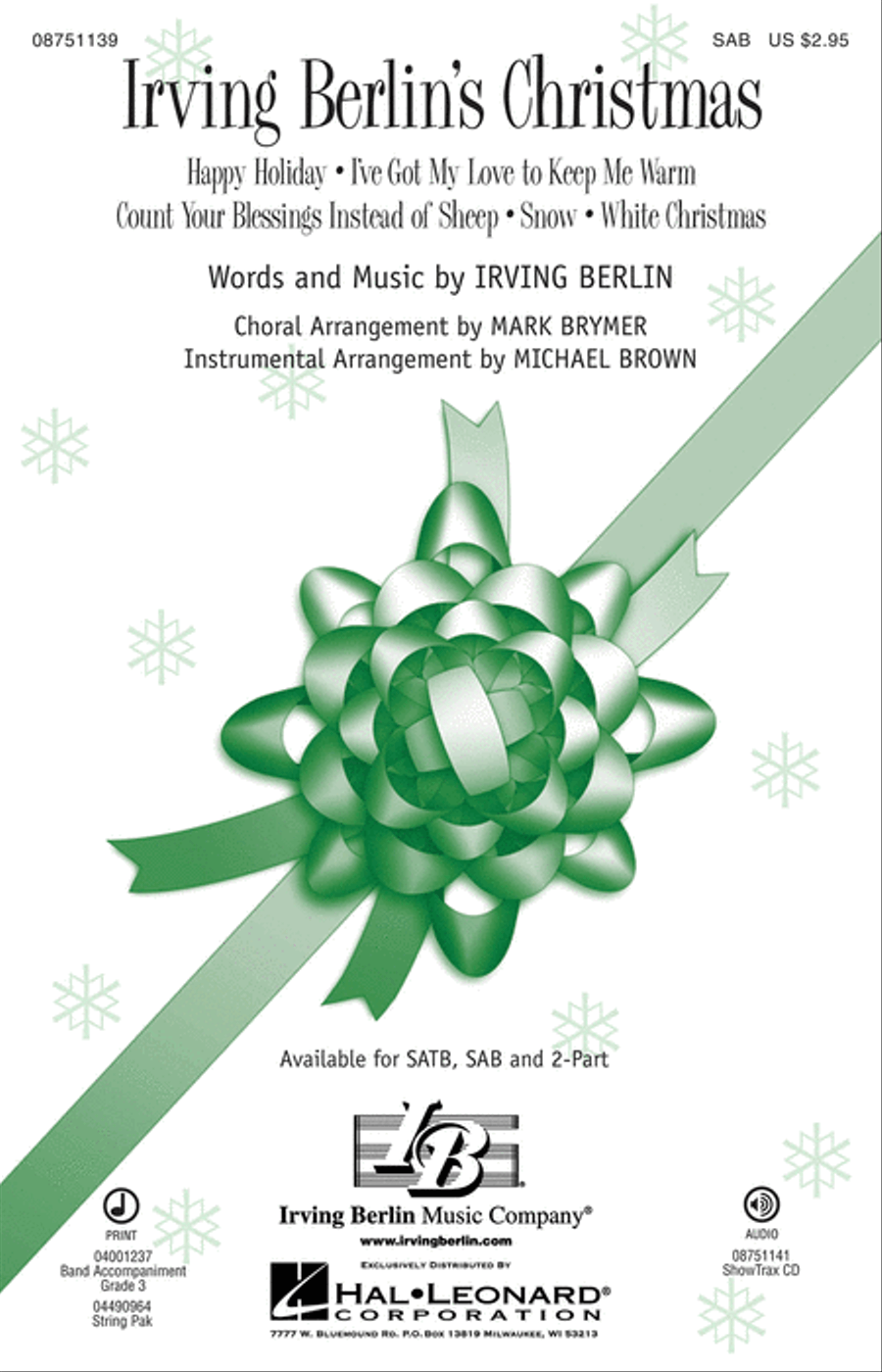Irving Berlin's Christmas 3-Part scores gallery preview page 1