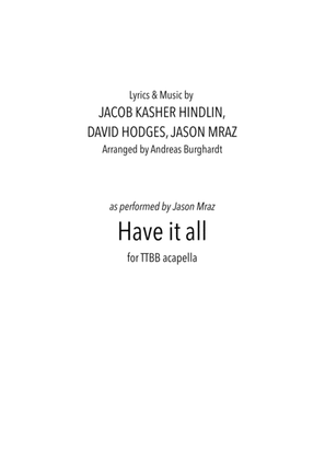 Book cover for Have It All