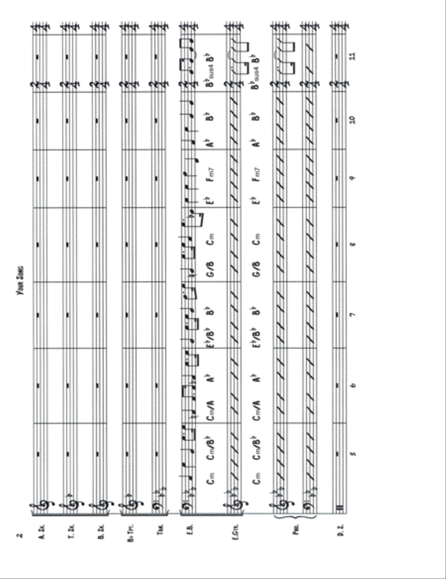 Your Song Voice scores gallery preview page 2