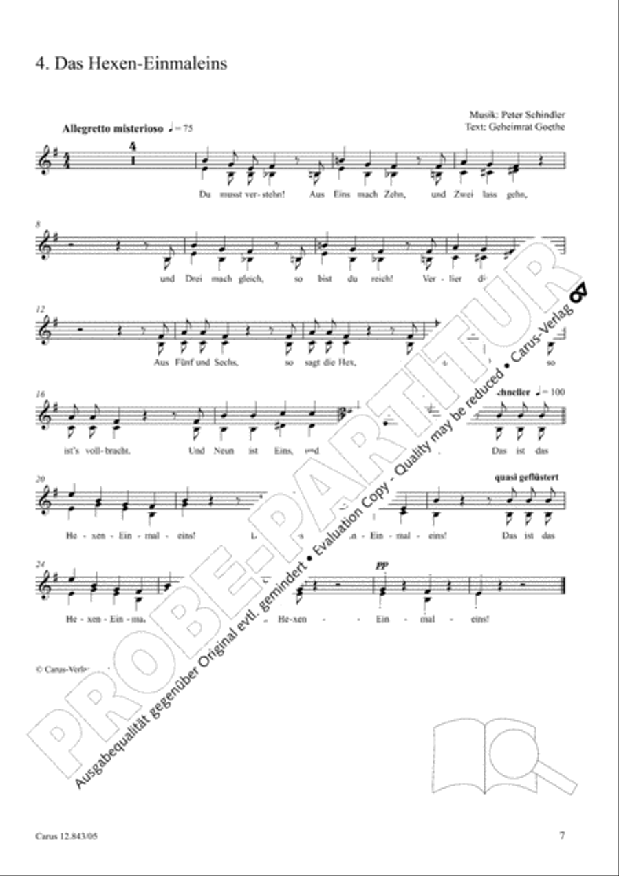 Gruselsongs, Band 1 Gruselsongs, Band 1 Choir scores gallery preview page 8