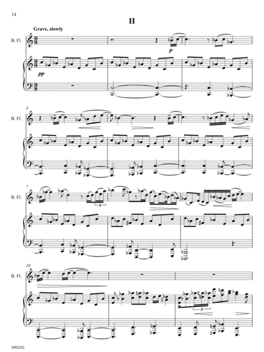 Sonata for Bass Flute & Piano image number null