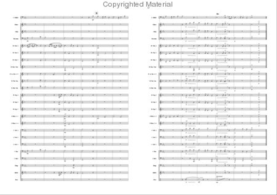 Auld Lang Syne Concert Band scores gallery preview page 6