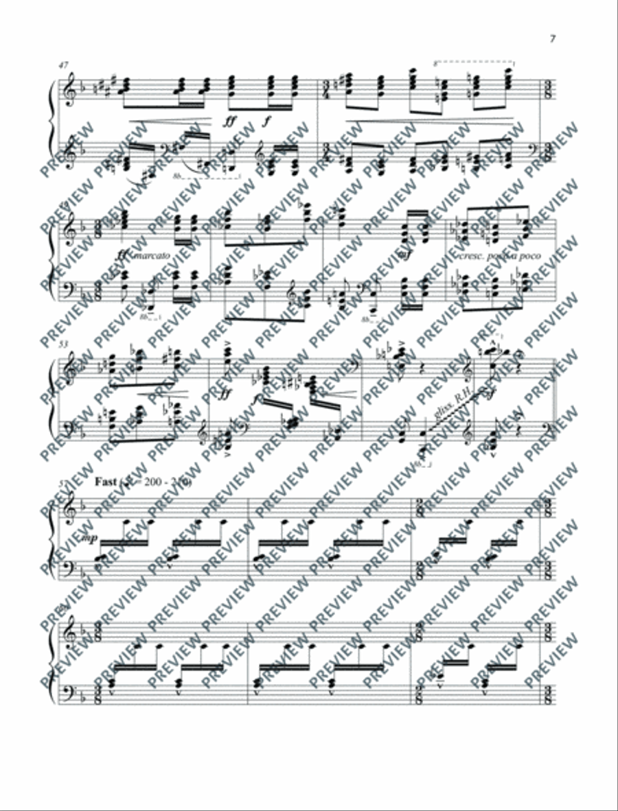 Jazzy Birthday to You Jazzy Birthday to You Piano Solo scores gallery preview page 8