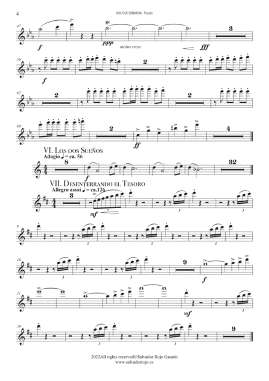 Dos que Soñaron Concert Band scores gallery preview page 4