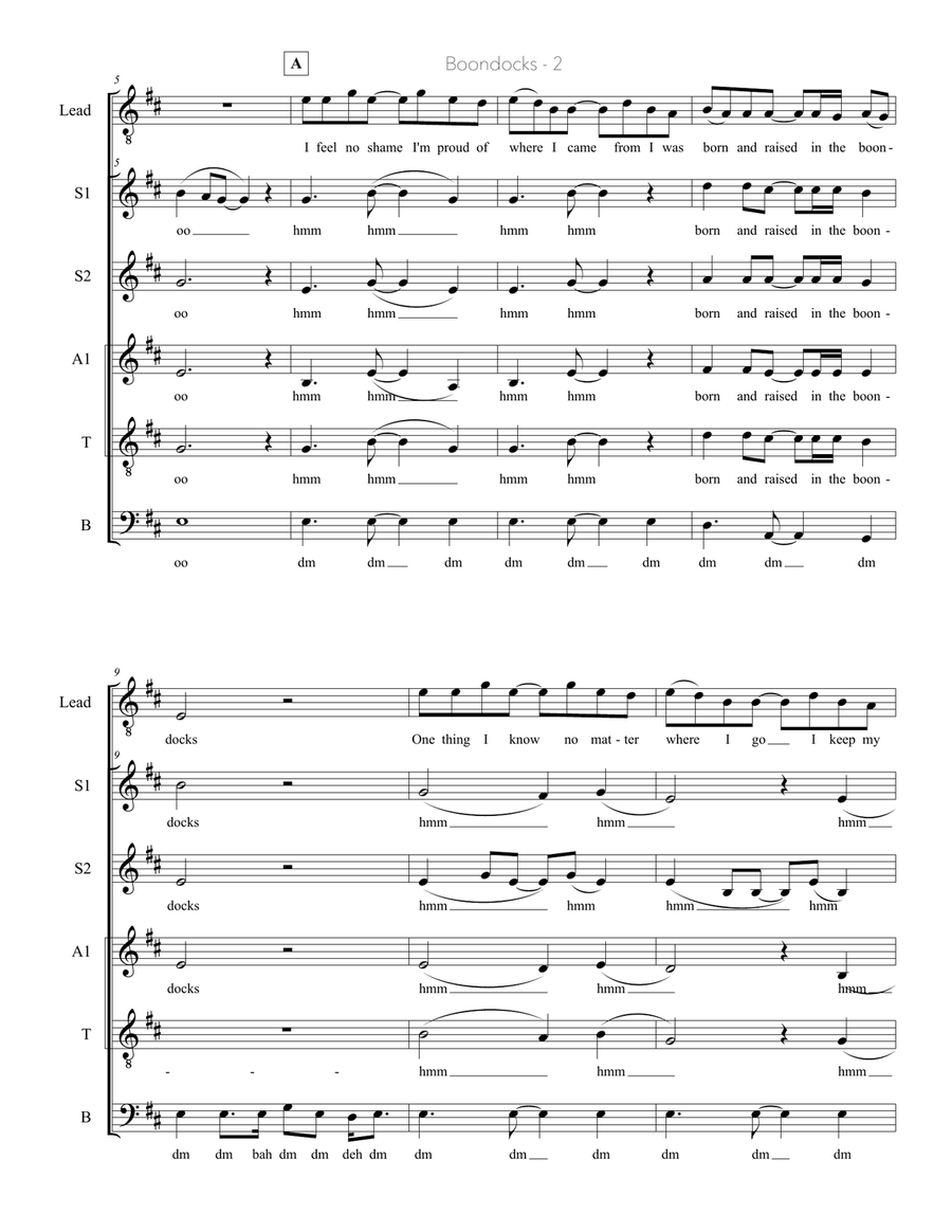 Boondocks Boondocks 4-Part scores gallery preview page 2