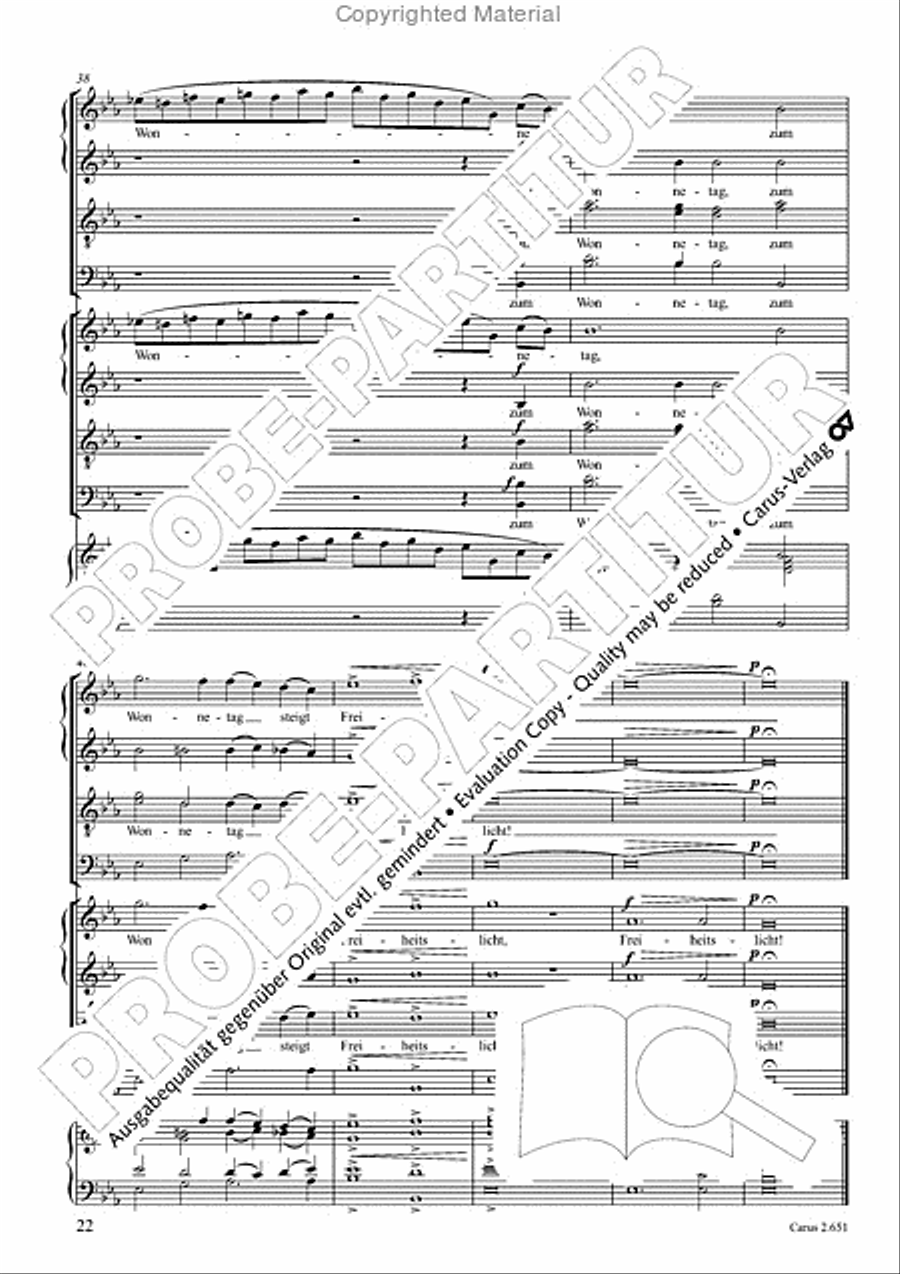 Choral collection Great Opera Choruses - Richard Wagner (choir & piano) Choir scores gallery preview page 23