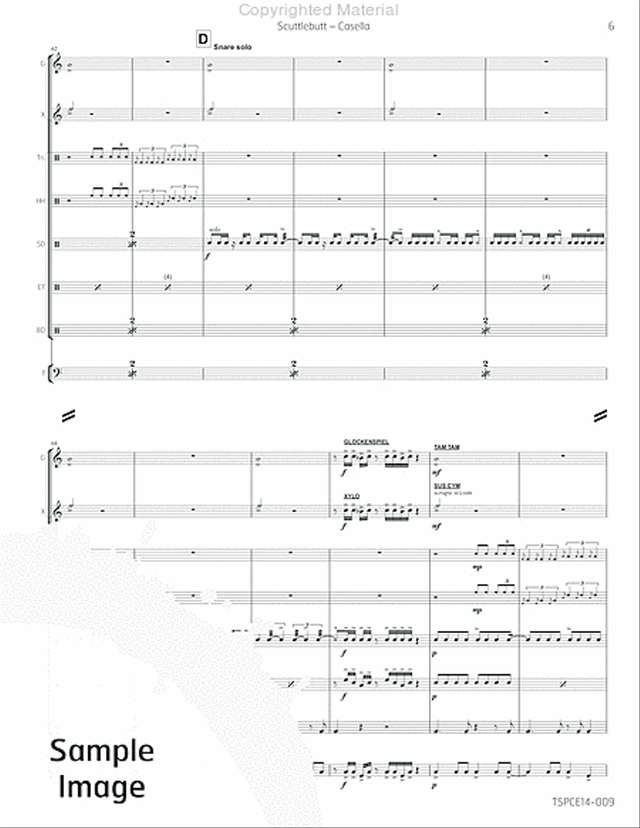 Scuttlebutt Percussion Ensemble scores gallery preview page 10
