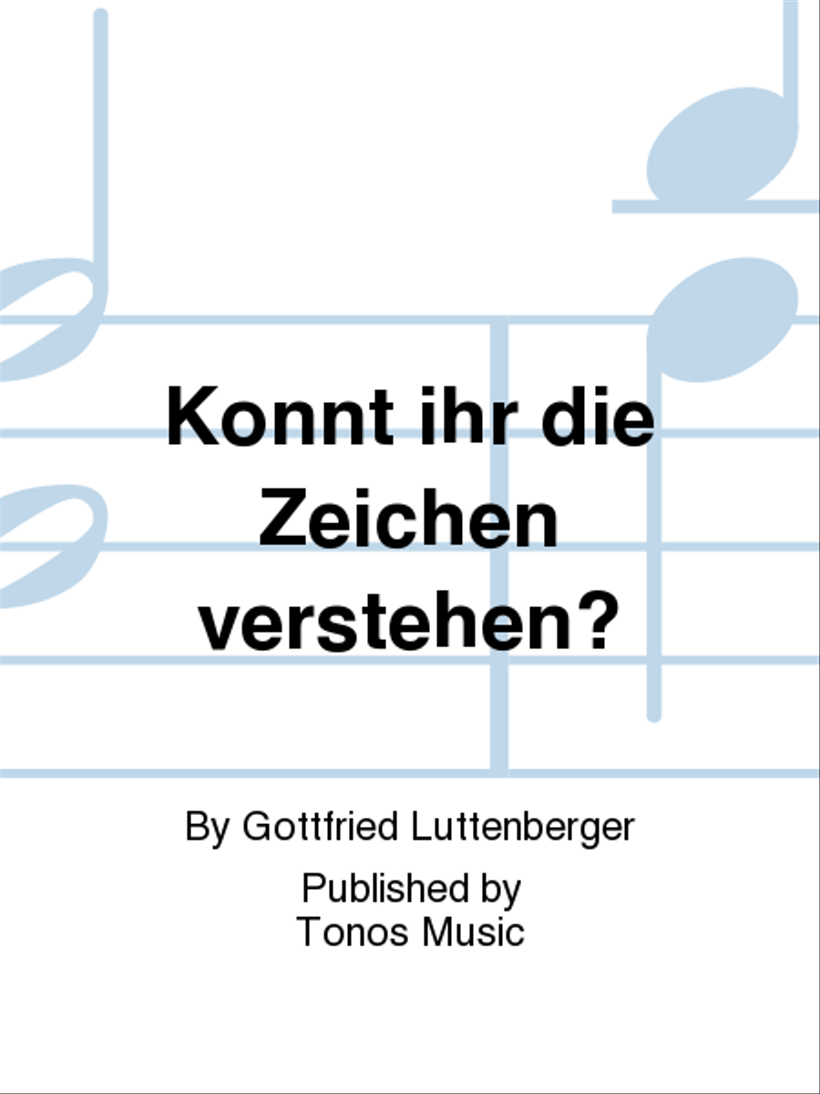 Konnt ihr die Zeichen verstehen? 4-Part scores gallery preview page 1