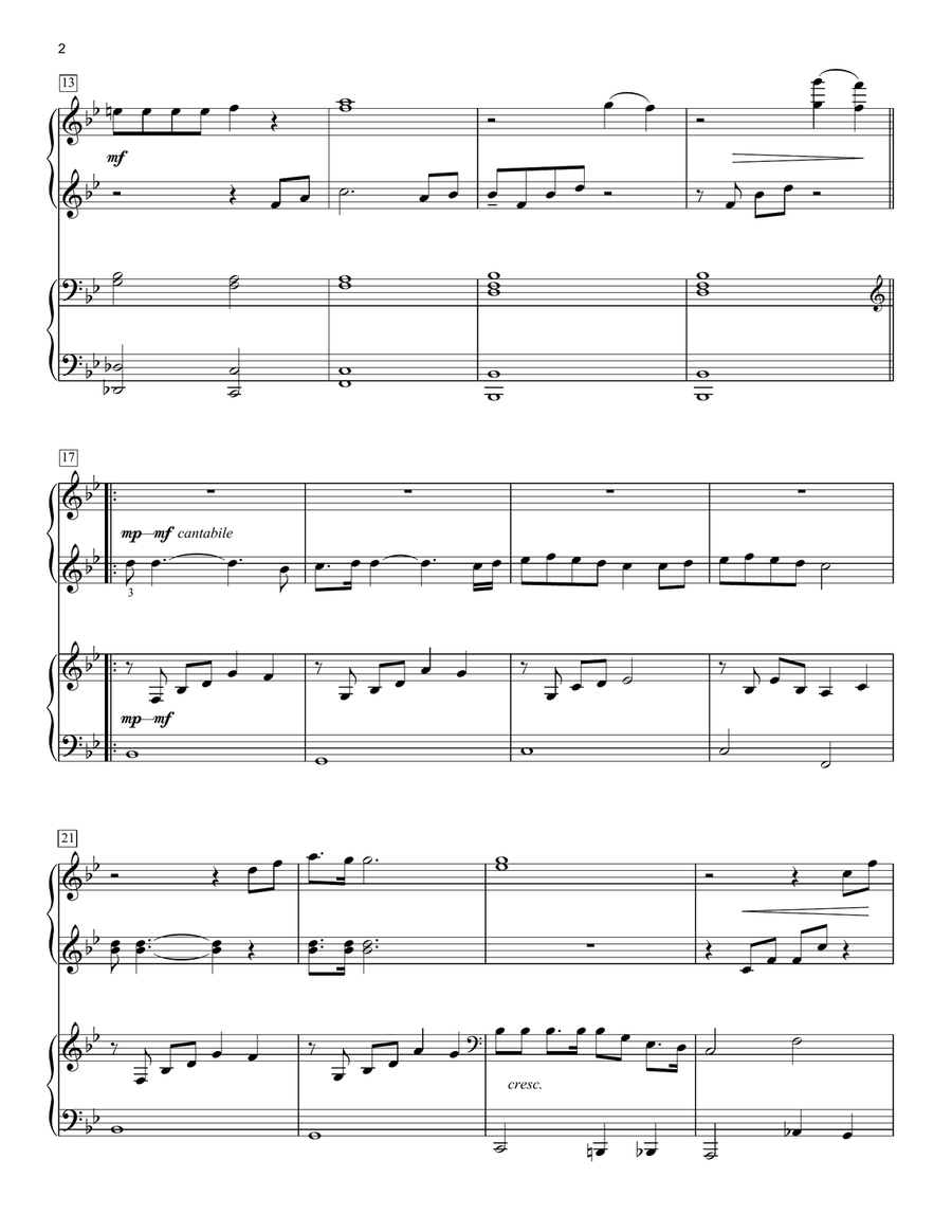 Bohemian Rhapsody (arr. Phillip Keveren) Piano Duet scores gallery preview page 2