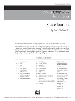 Book cover for Space Journey: Score