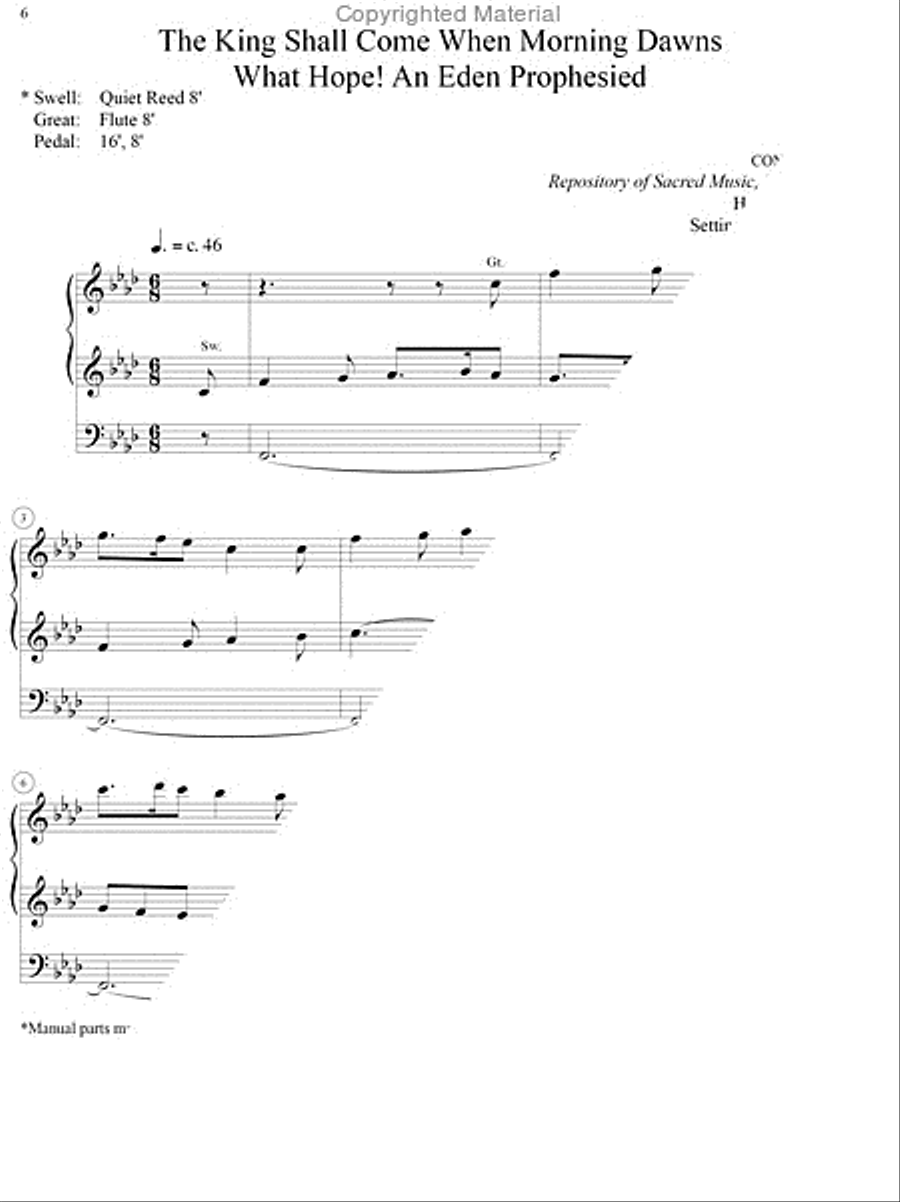 Twenty-Six Hymn Introductions Organ scores gallery preview page 4