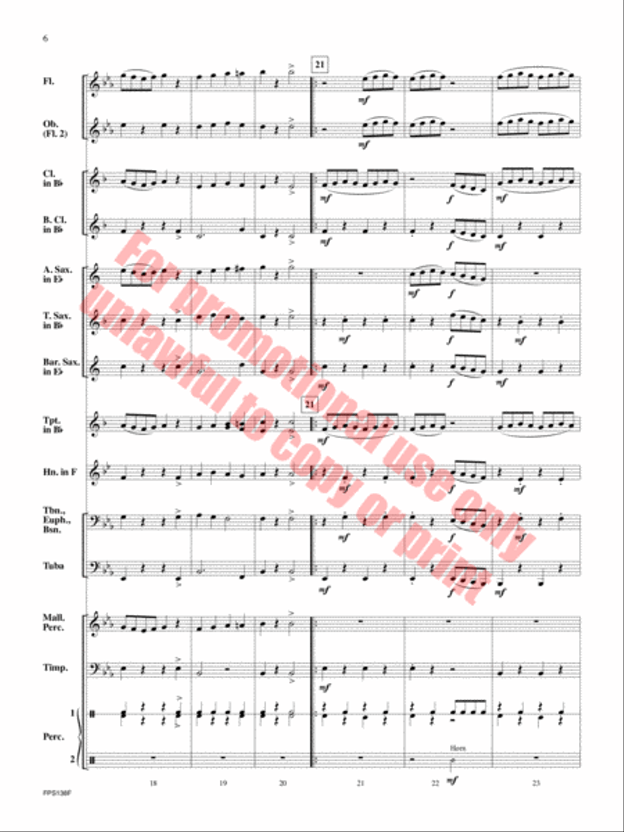 Bicycle Race Bicycle Race Concert Band scores gallery preview page 7