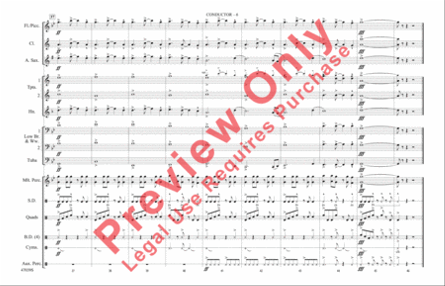 Shape of You Marching Band scores gallery preview page 7