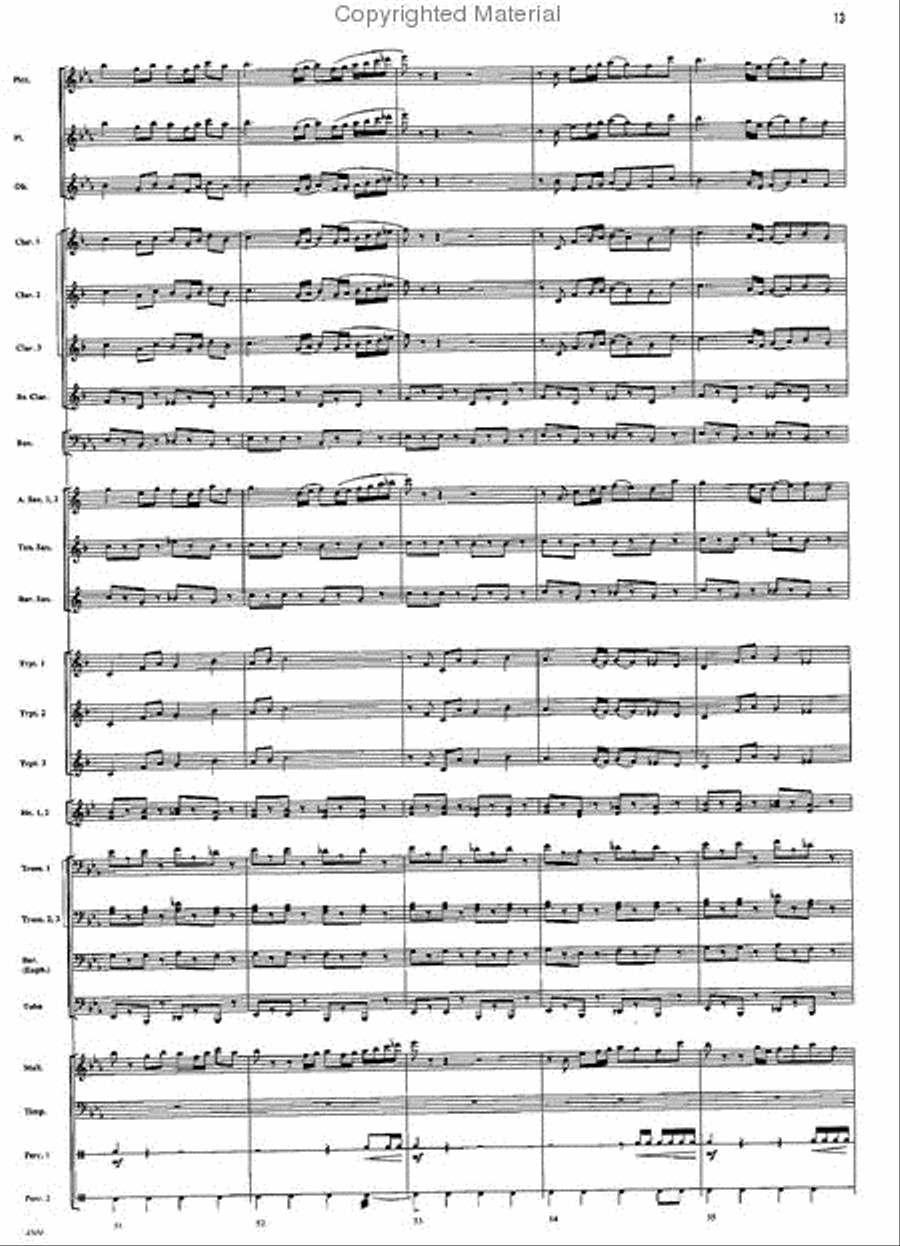 A Vision of Majesty Concert Band scores gallery preview page 12