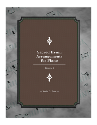 Book cover for Sacred Hymn Arrangements for Piano - book 2
