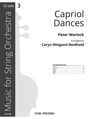Book cover for Capriol Dances