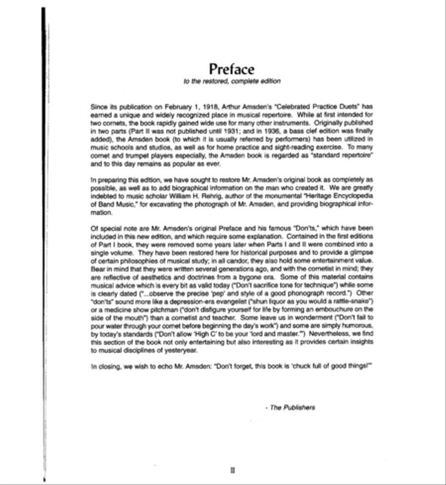 Amsden's Practice Duets Bass Clef Instrument scores gallery preview page 3