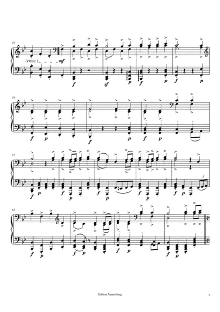 Chant d'Alliance - Piano Transcription Piano Solo scores gallery preview page 3