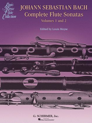 Book cover for Bach Complete Flute Sonatas – Volumes 1 and 2