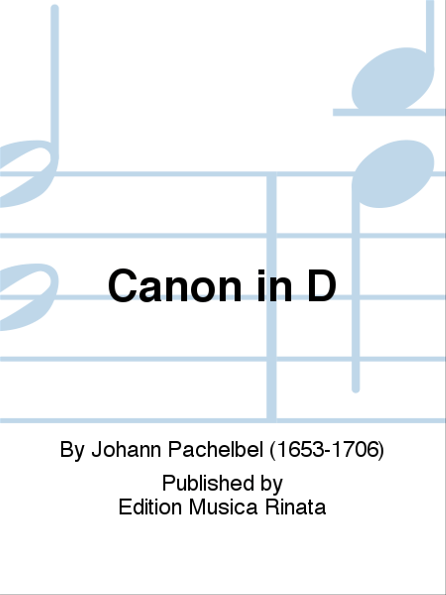 Canon in D Organ Solo scores gallery preview page 1
