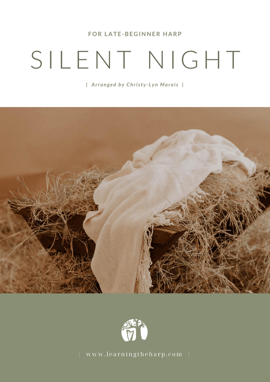 Silent Night - Late-Beginner for Harp Harp scores gallery preview page 1