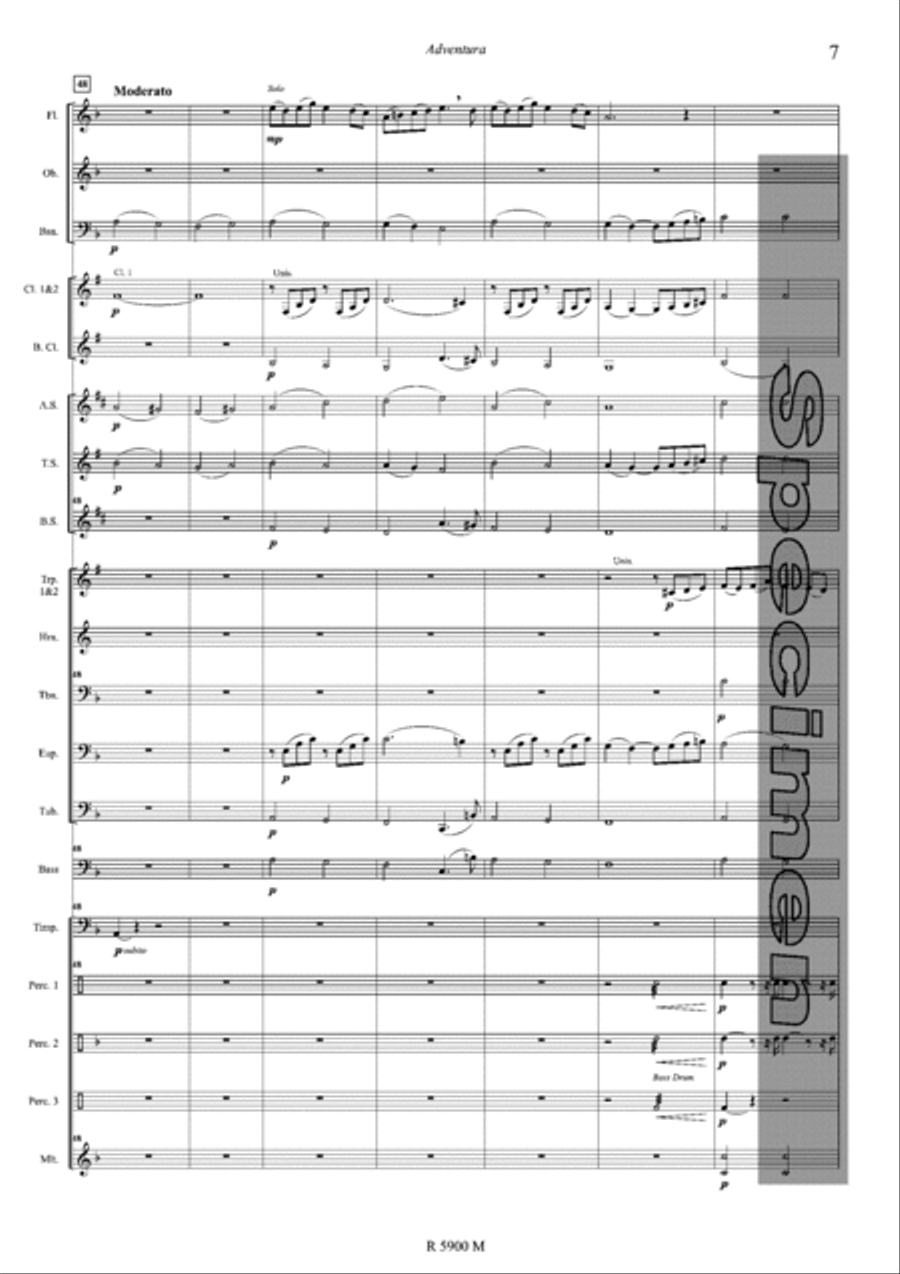 Adventura Adventura Concert Band scores gallery preview page 8