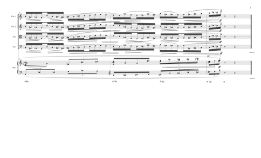 Invasive Species for piano quintet Piano Quintet scores gallery preview page 5