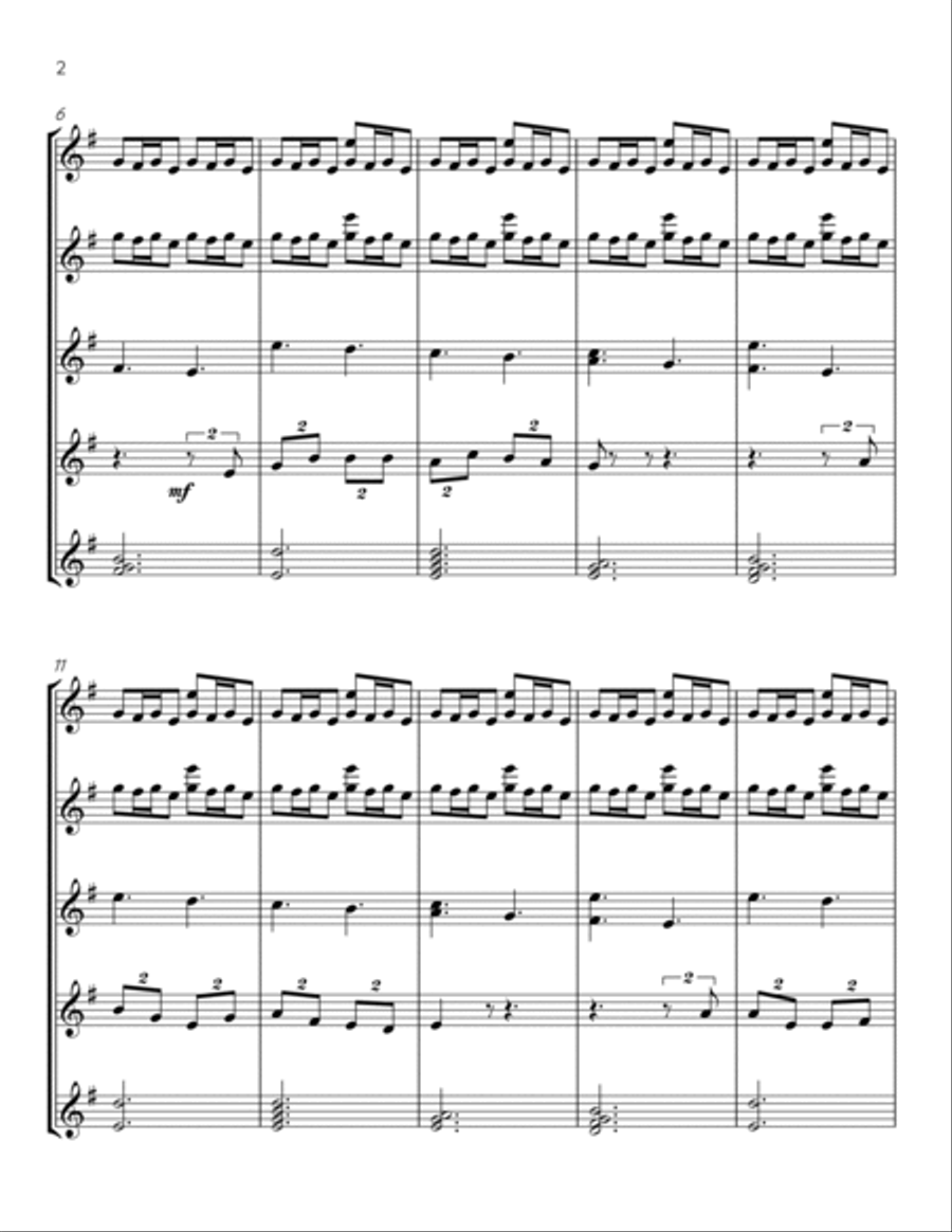 Carol of Emmanuel for Mallets Glockenspiel scores gallery preview page 2
