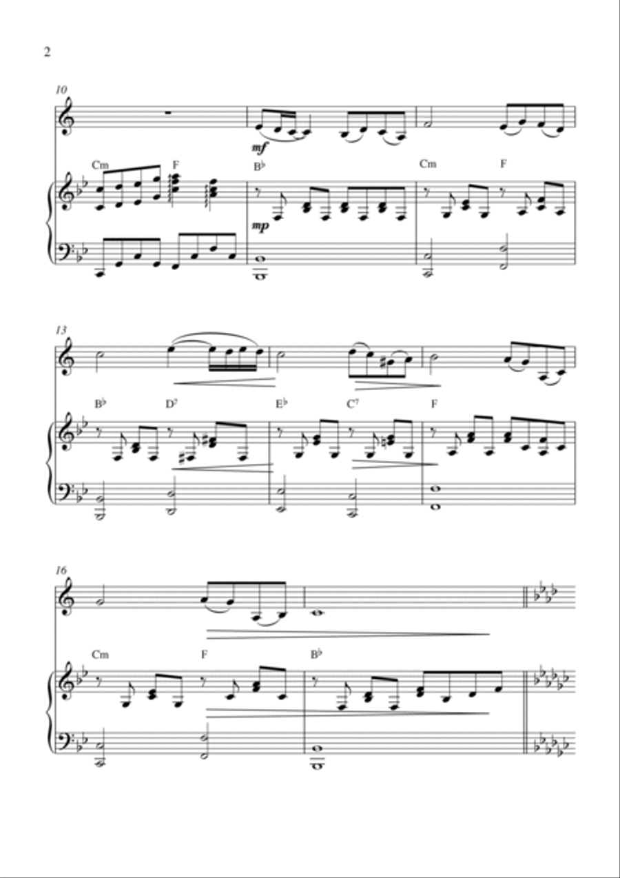Smoke Gets In Your Eyes B-Flat Clarinet scores gallery preview page 2
