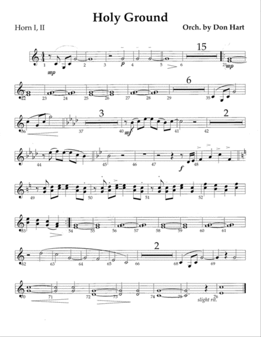 Holy Ground Holy Ground Choir scores gallery preview page 16