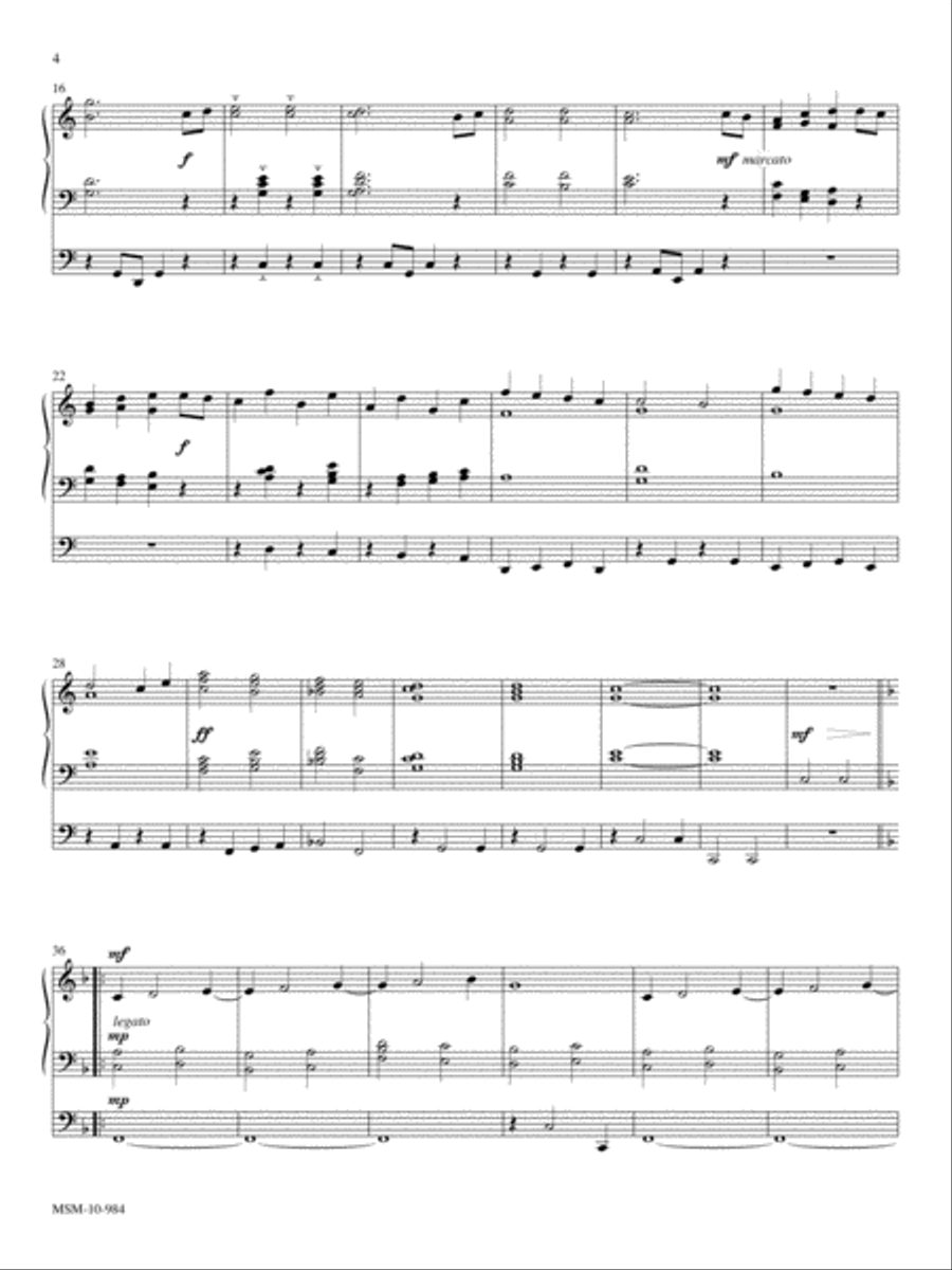 Suite in Classic Style Suite in Classic Style Organ scores gallery preview page 3