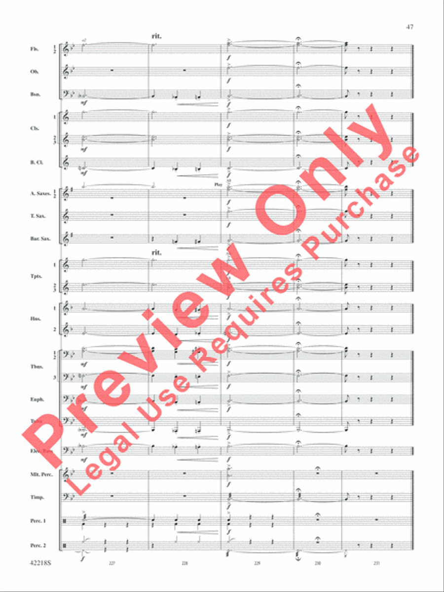Tower of Power Greatest Hits Concert Band scores gallery preview page 48